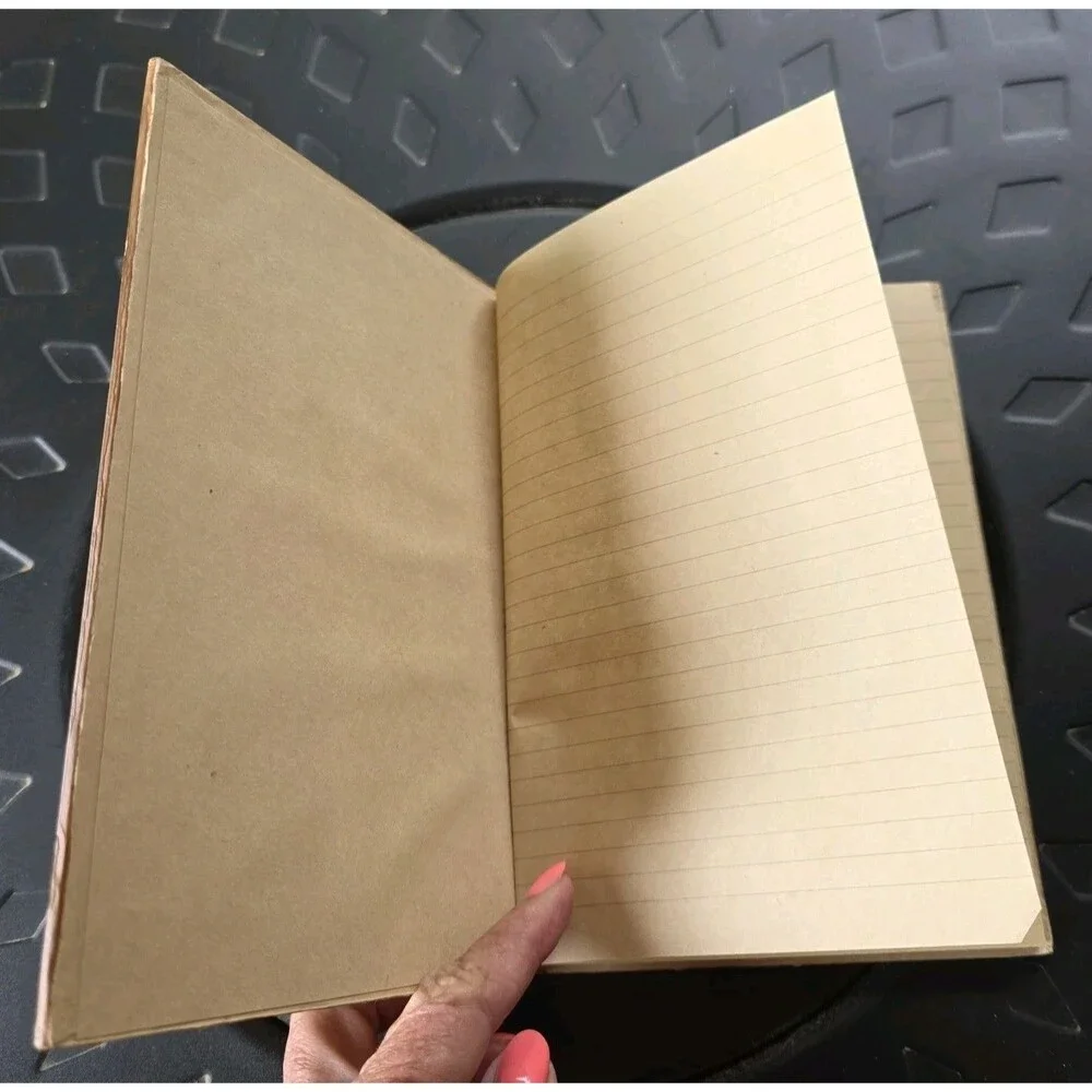 Primitive Style Original Art  Hardcover Journal Book CHRISTMAS MEMORIES Blank